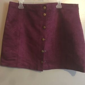 Maroon skirt
